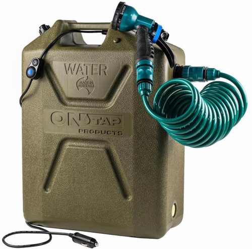 گالن دوشدار ARB ONTAP مدل OTSGRE400 ARB ONTAP Portable Shower – Green Finish Part Number: OTSGRE400